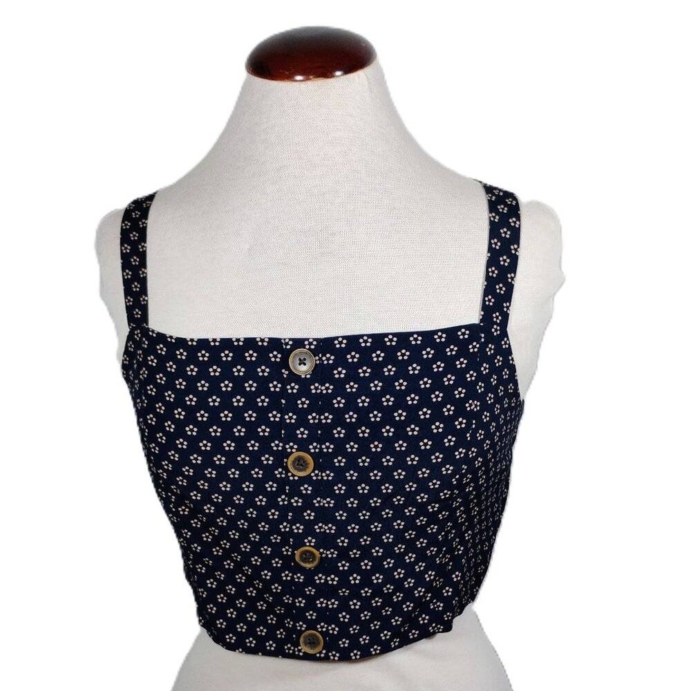 Sanctuary Clothing Floral Crop Top – Size L – NWT